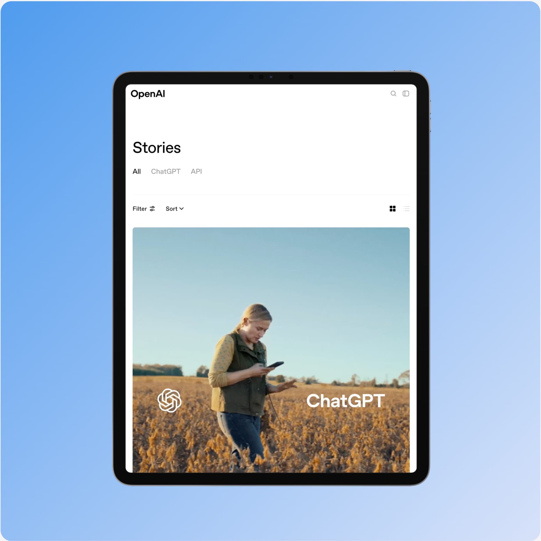 Tablet device mockup