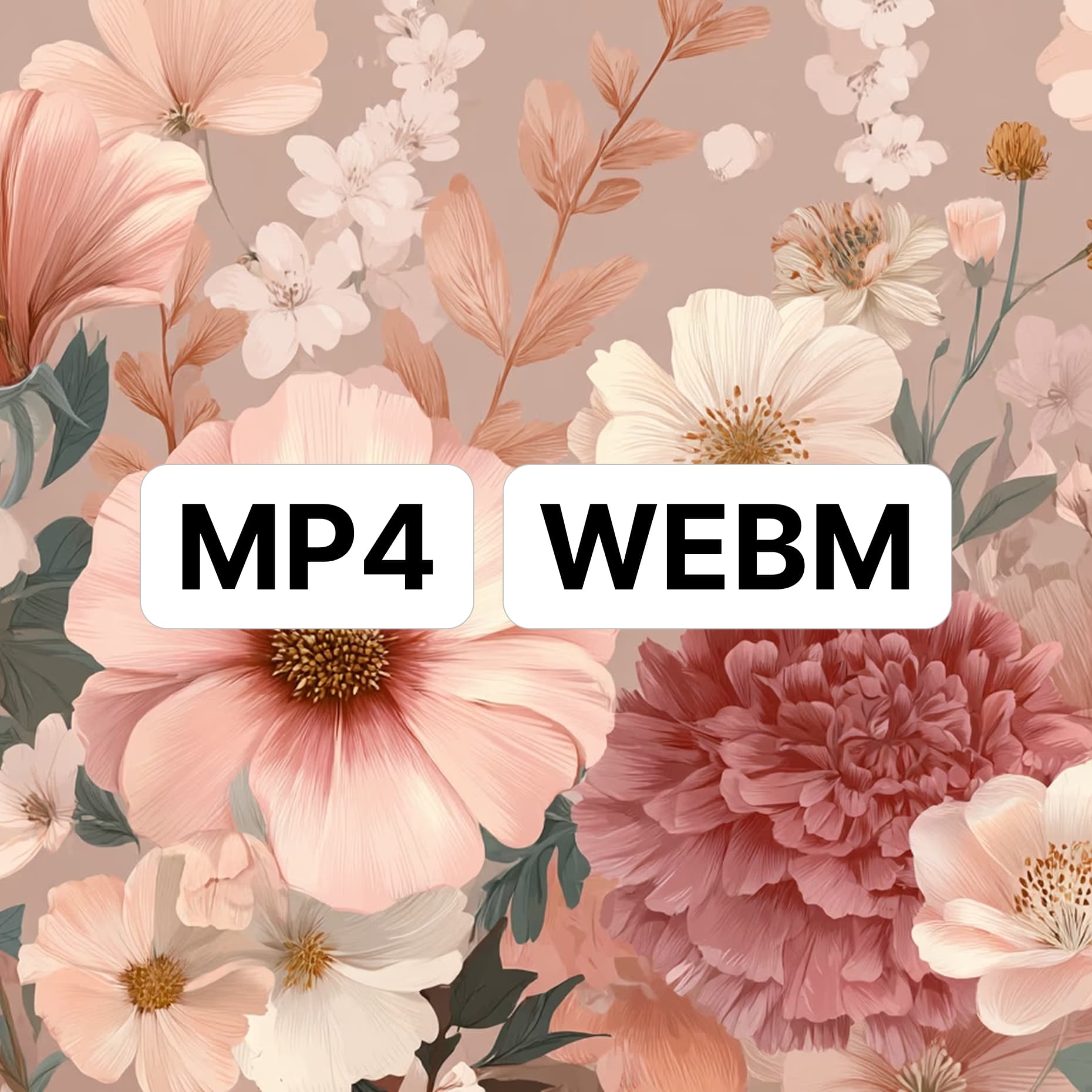 Export presets and format options